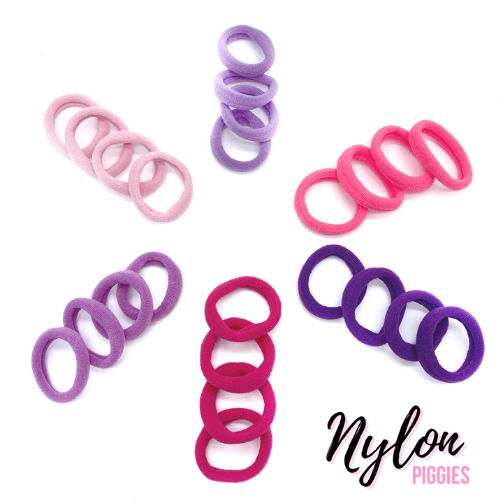 Nylon Piggies- Soft Bobbles- Pack of 4