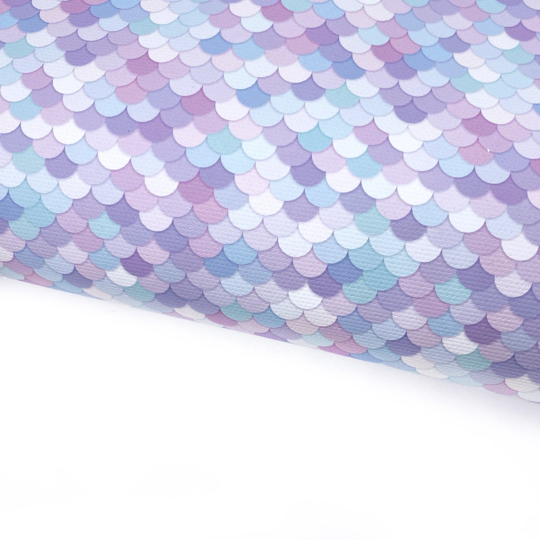 Bubblegum Mermaid Lux Premium Canvas Bow Fabrics