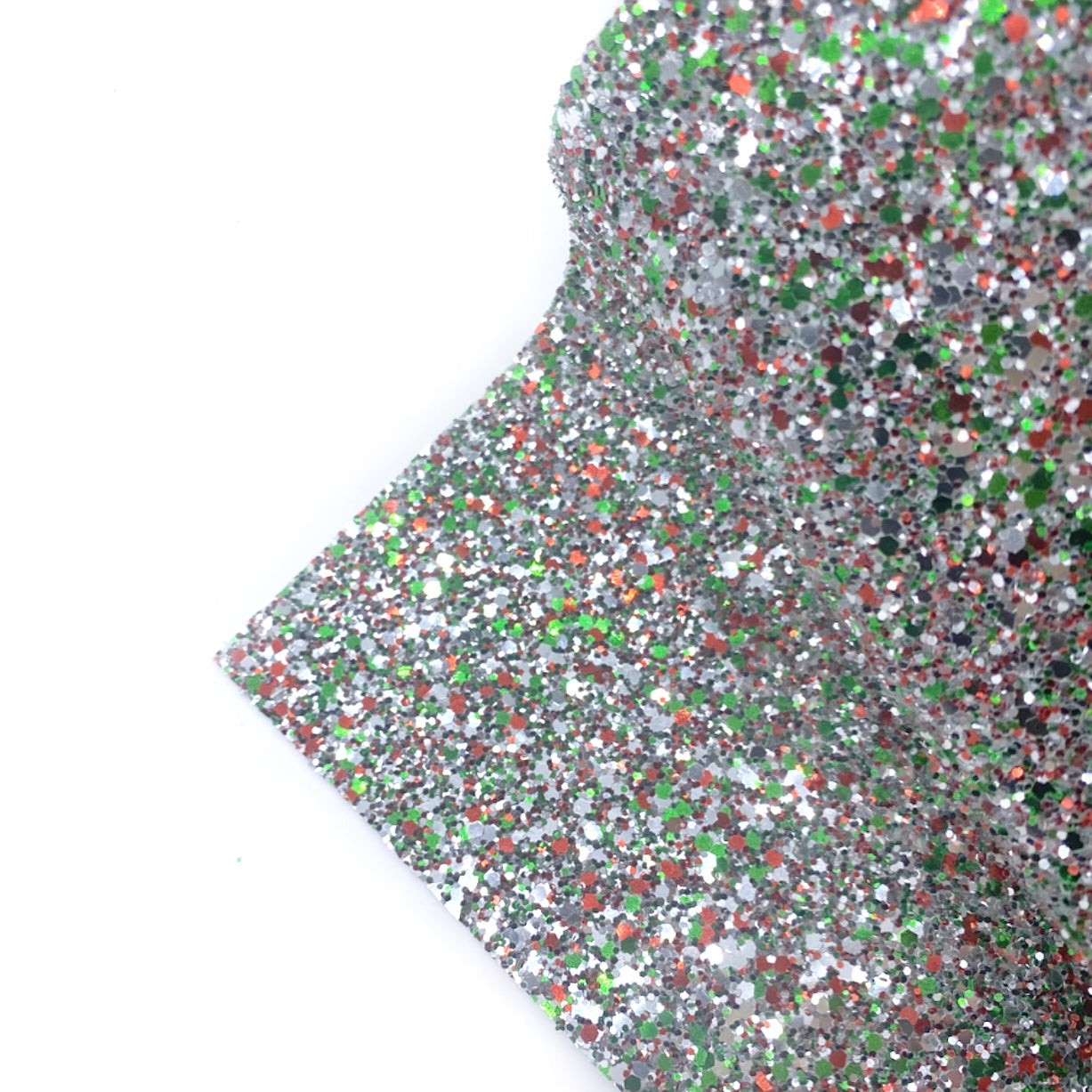Christmas Disco Lux Premium Chunky Glitter Fabric