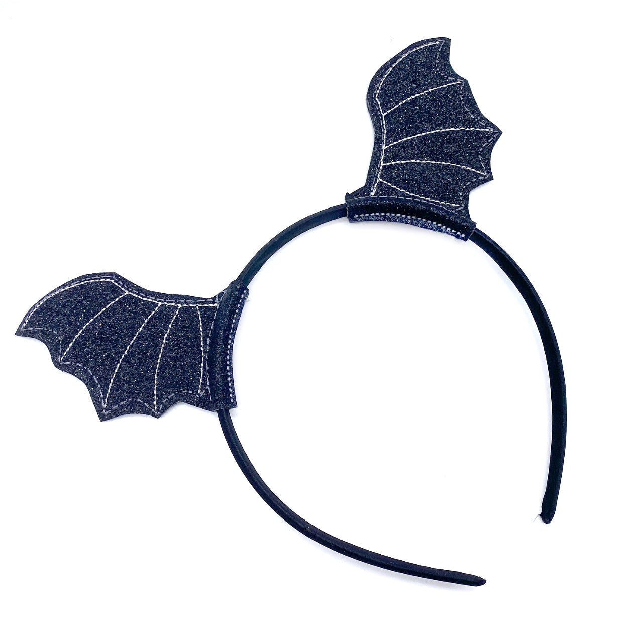 Bat Ears Glittery Headband Slider Felties