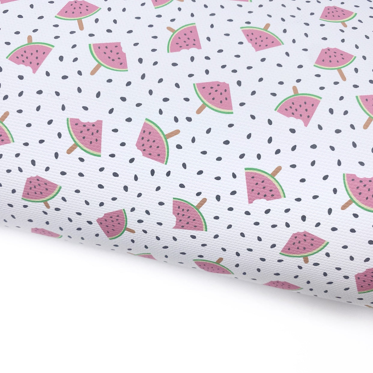 Watermelon Lollies Lux Premium Printed Bow Fabric
