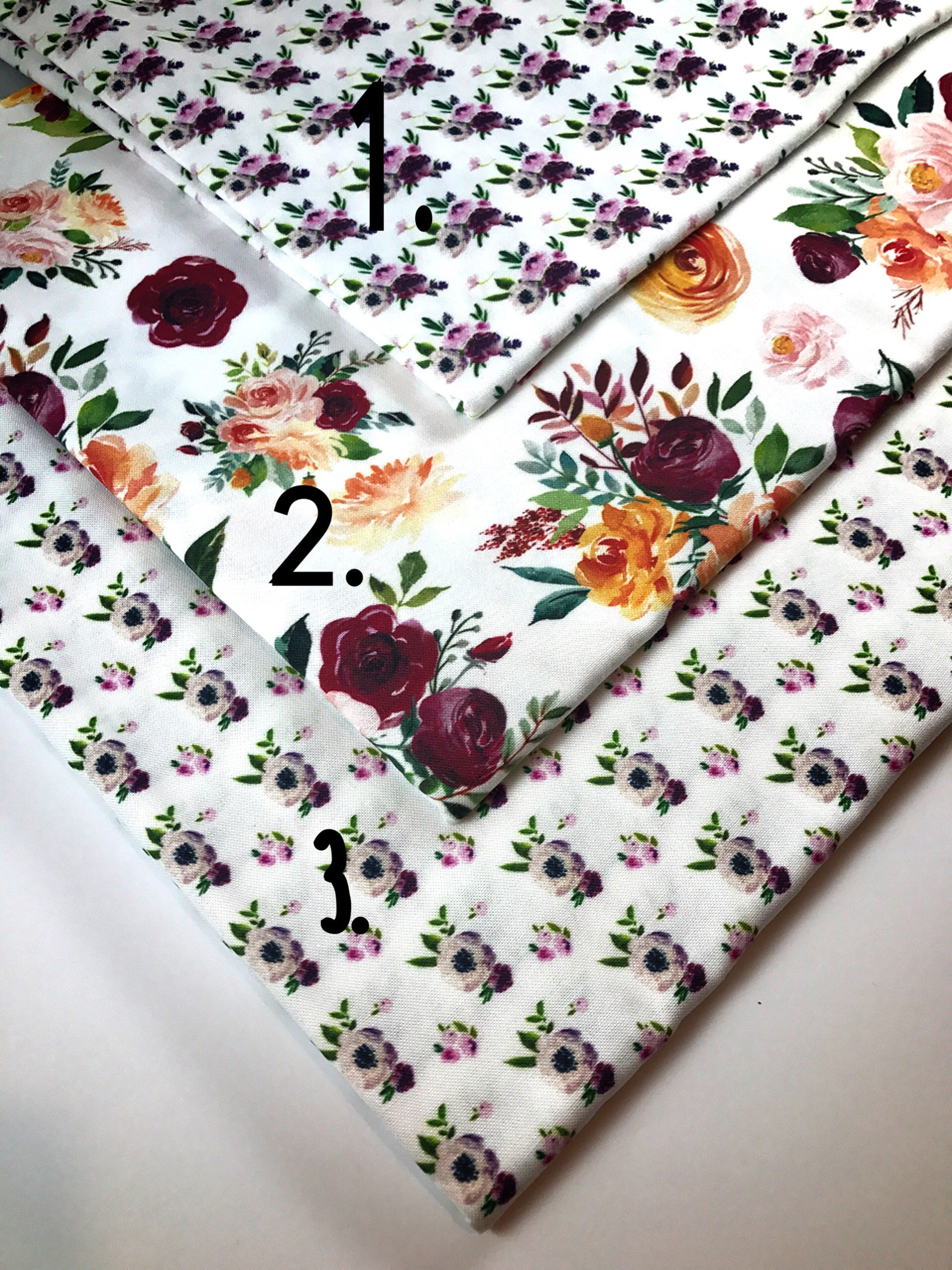 Autumn Plum Floral Artisan Fabric Felt Collection - Eliza Henri Craft Supply