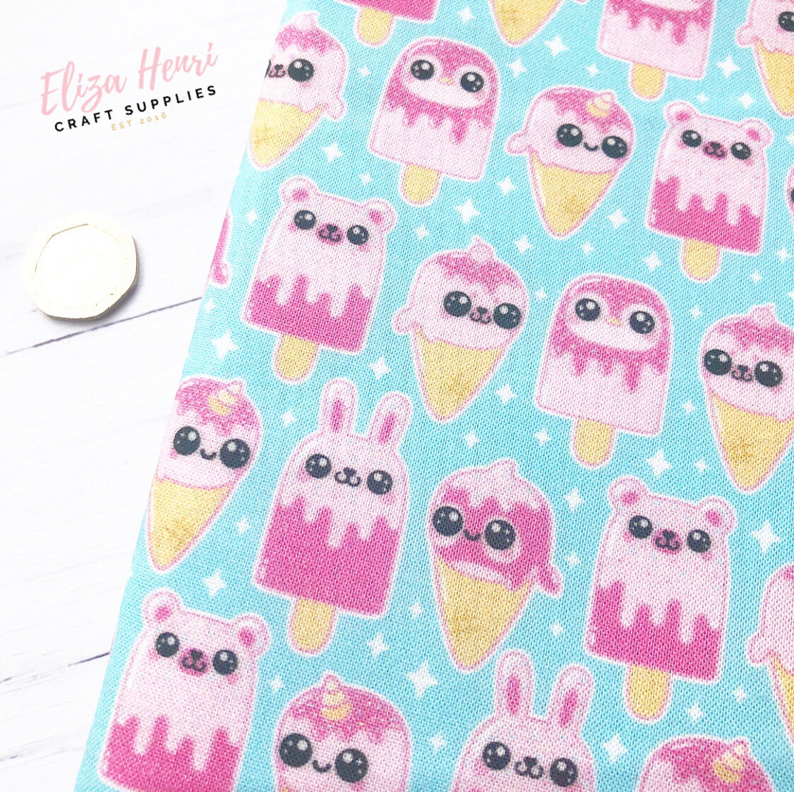 Pink Kawaii Lolly & Ice Creams Artisan Fabric Felt