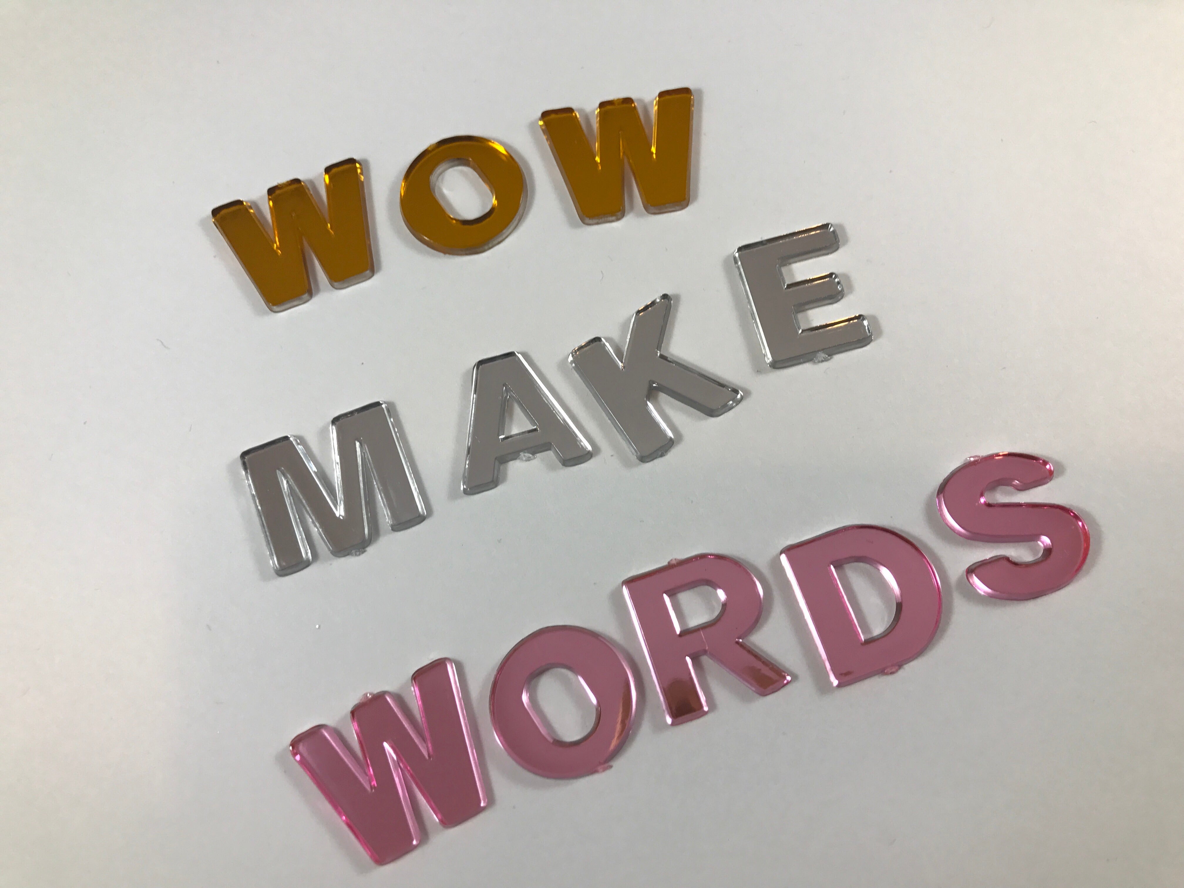 Make your own words Letter Charm Embellishments - Eliza Henri Craft Supply