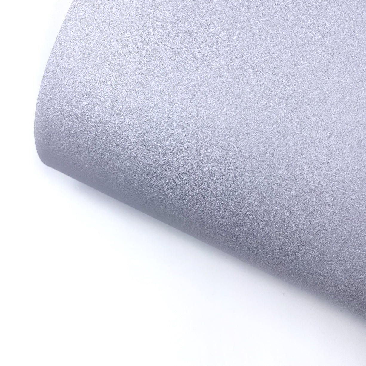 Silver Disco Core Colour Premium Faux Leather Fabric Sheets
