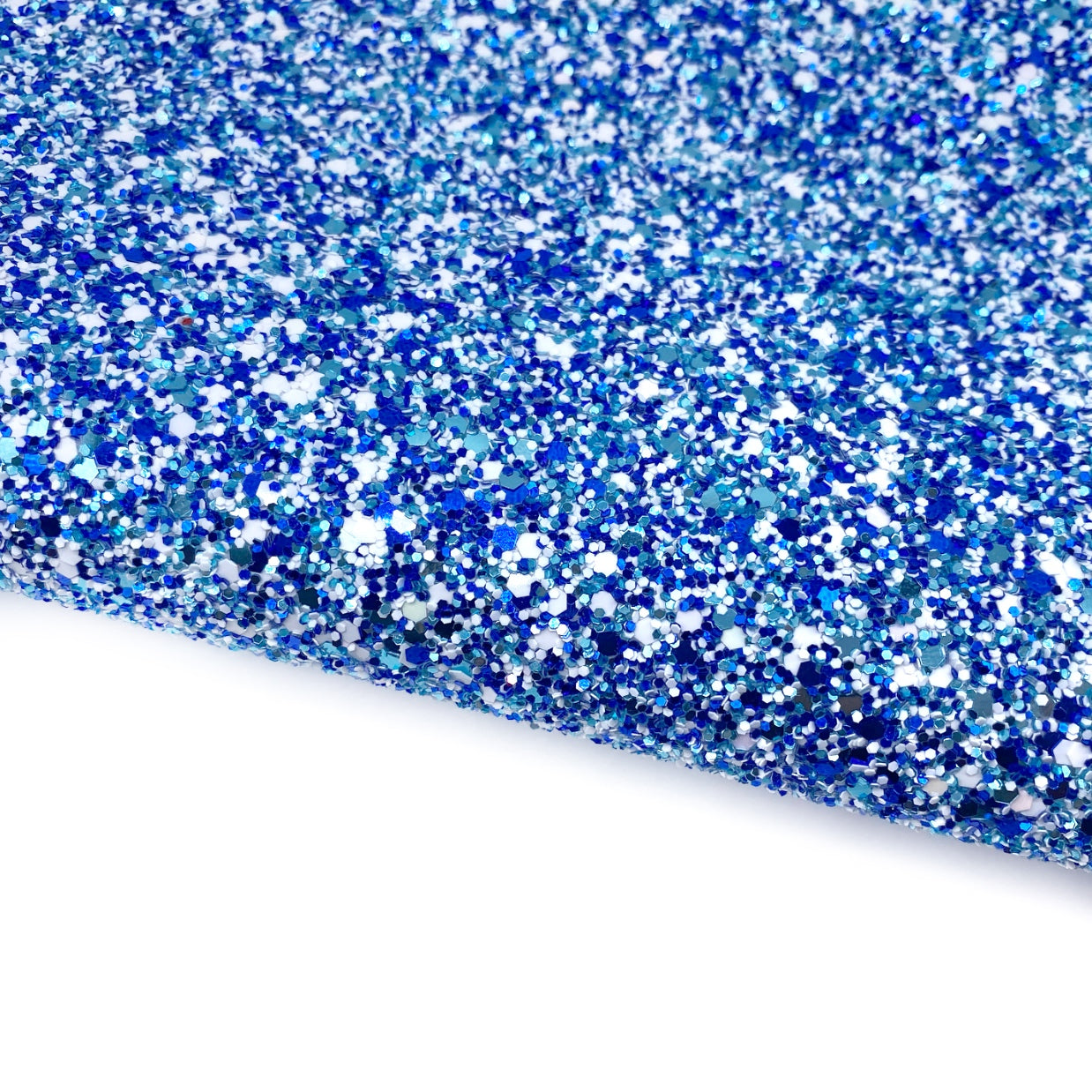 Cold & Frosty Morning Lux Premium Chunky Glitter Fabric