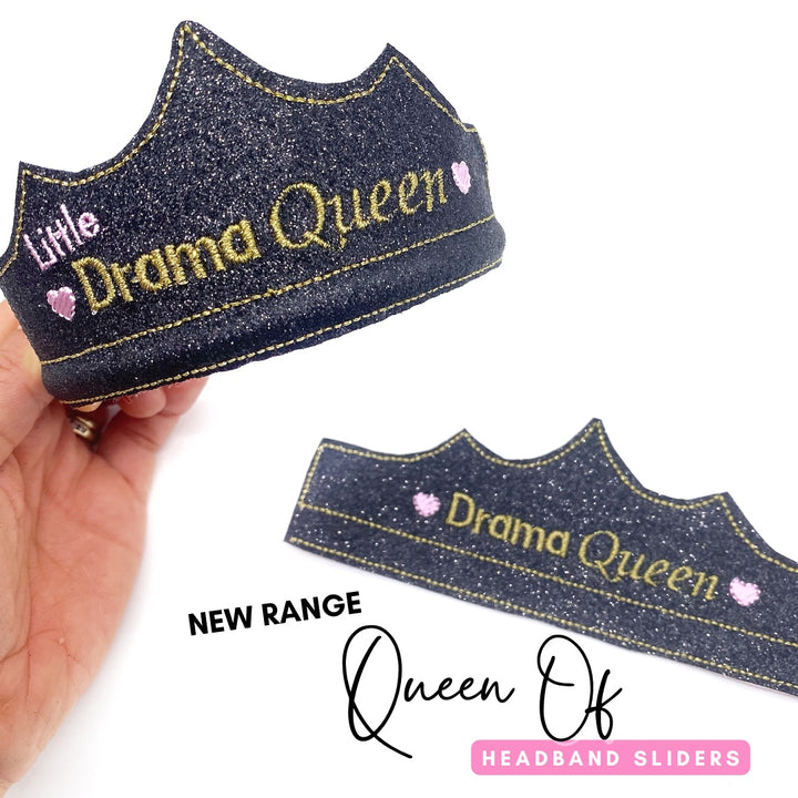 Drama Queen Headband Slider Felties