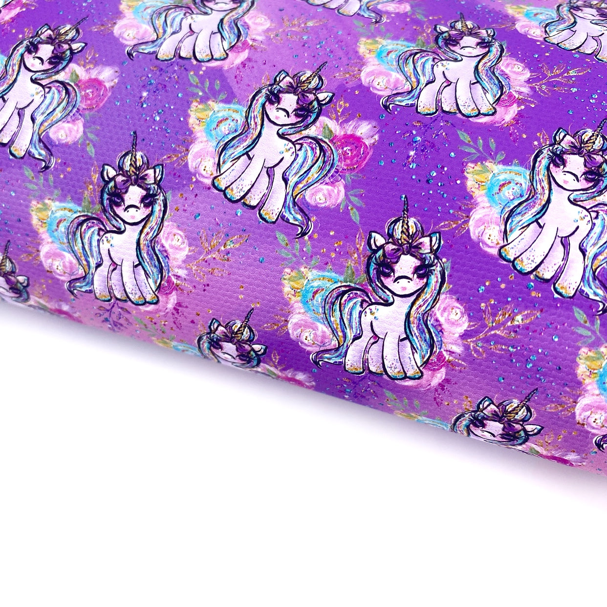 Fairyland Unicorns Lux Premium Canvas Bow Fabrics
