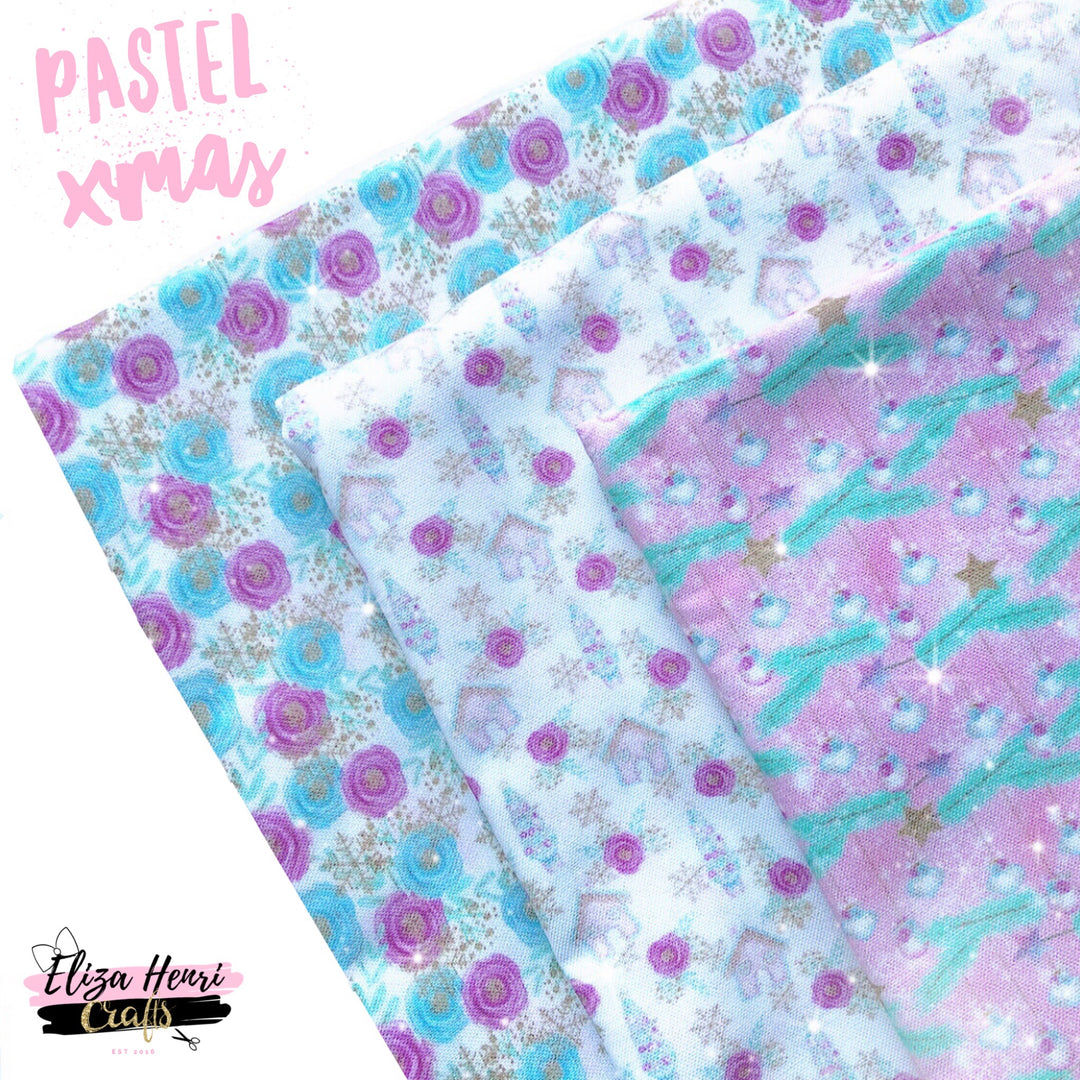 Pastel Xmas Artisan Fabric Felts