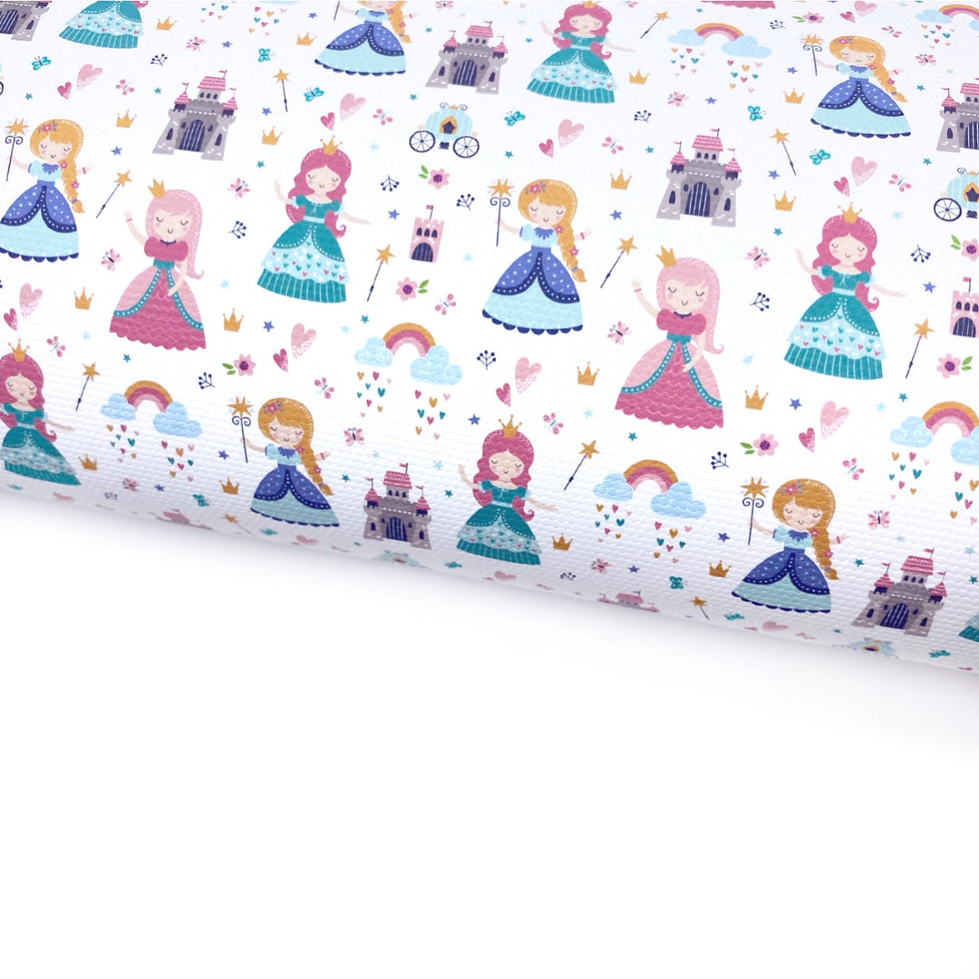 She’s a little Princess Lux Premium Canvas Bow Fabrics