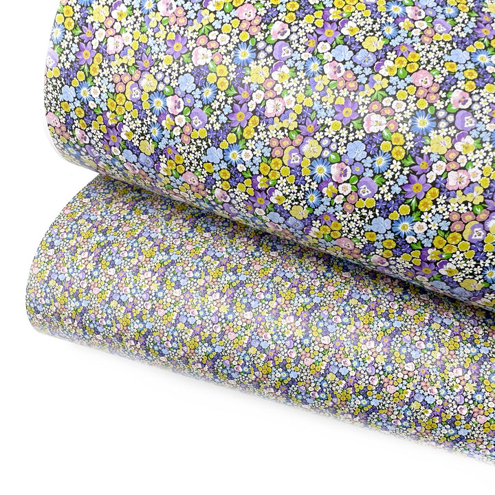 Bright Spring Meadow Floral EH Printed Patterned Craft HTV Plain Vinyl