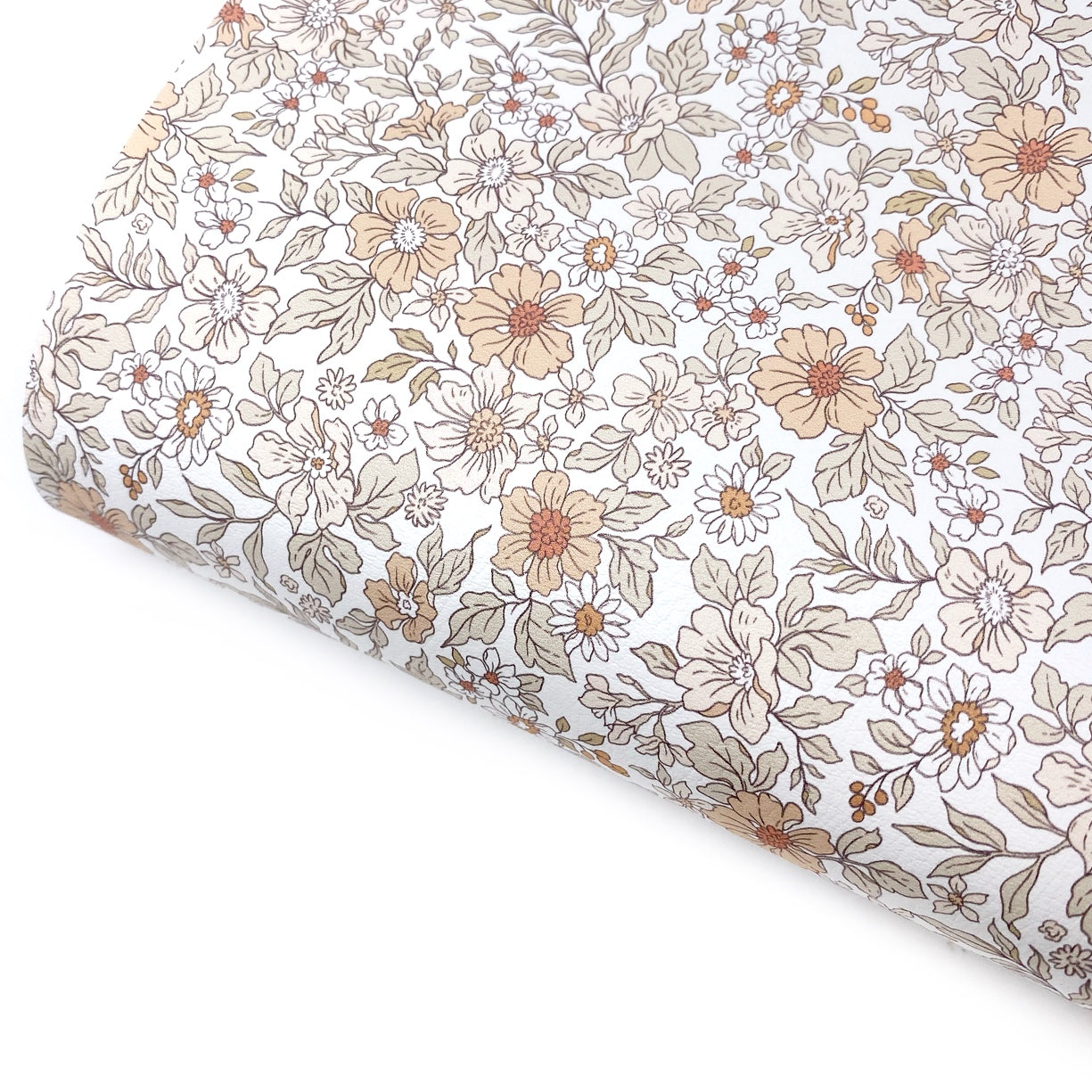 Ditsy Aurelia Floral Premium Faux Leather Fabric Sheets