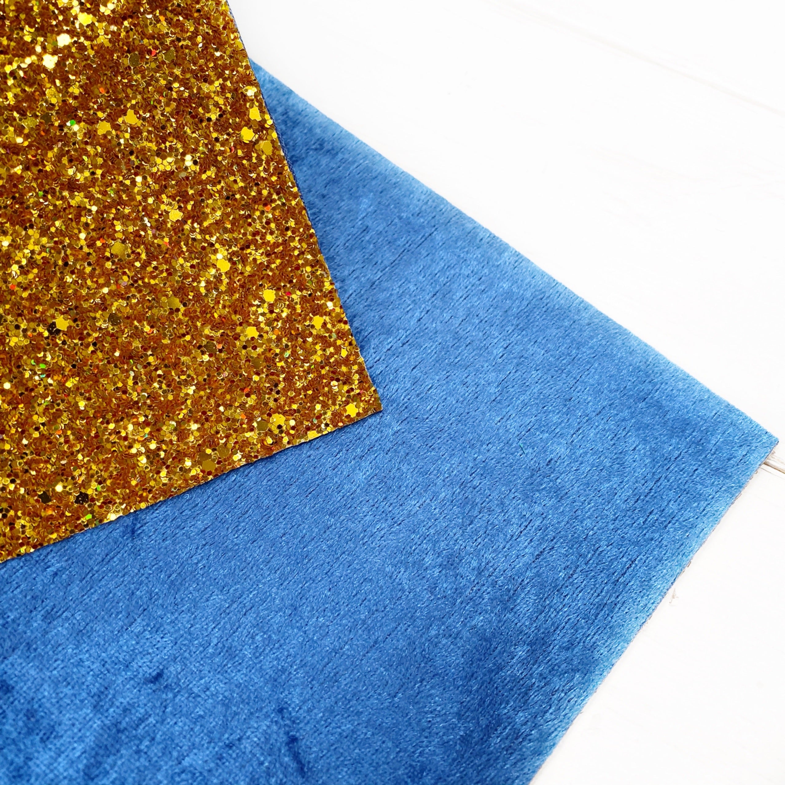 Double Sided King of the Castle Chunky Glitter Fabric