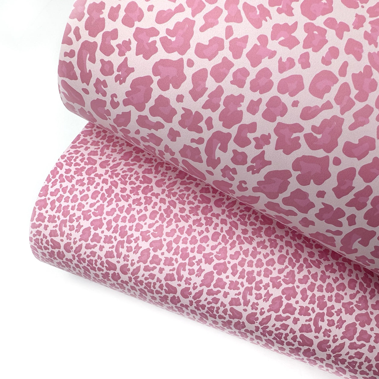 Pink leopard EH Printed Patterned Craft HTV Plain Vinyl