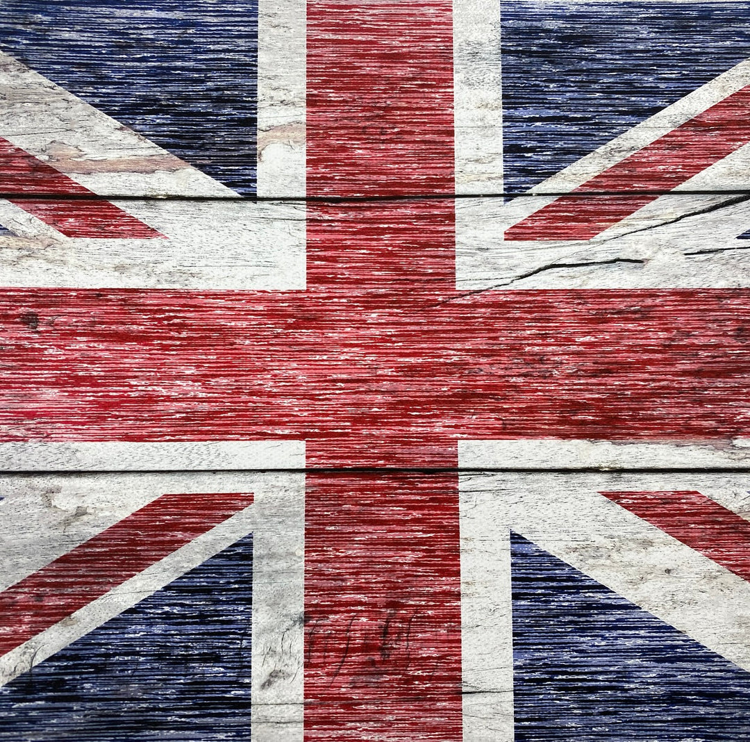 Union Jack Wood Effect Canvas Photography Background