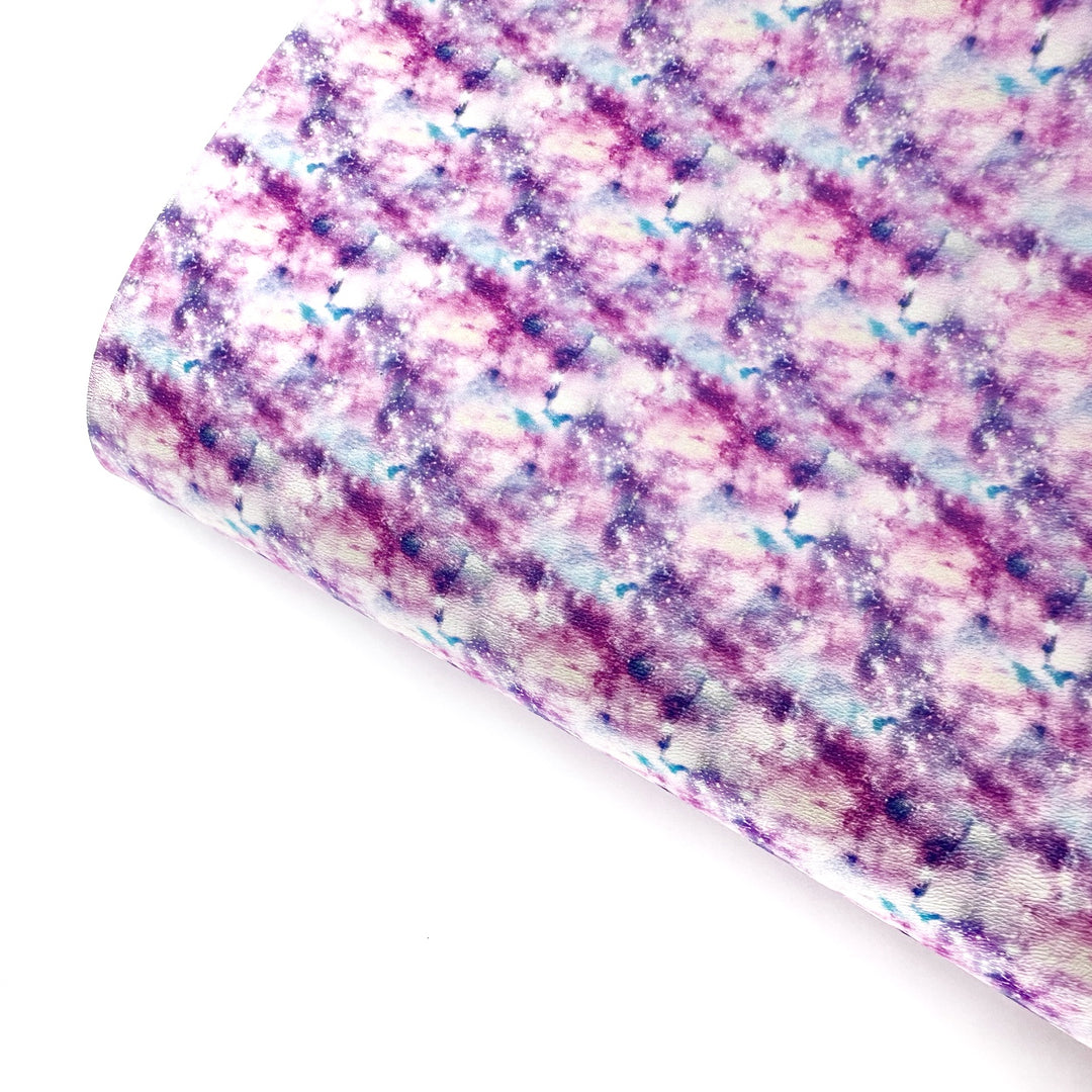 Unicorn Galaxy Premium Faux Leather Fabric Sheets