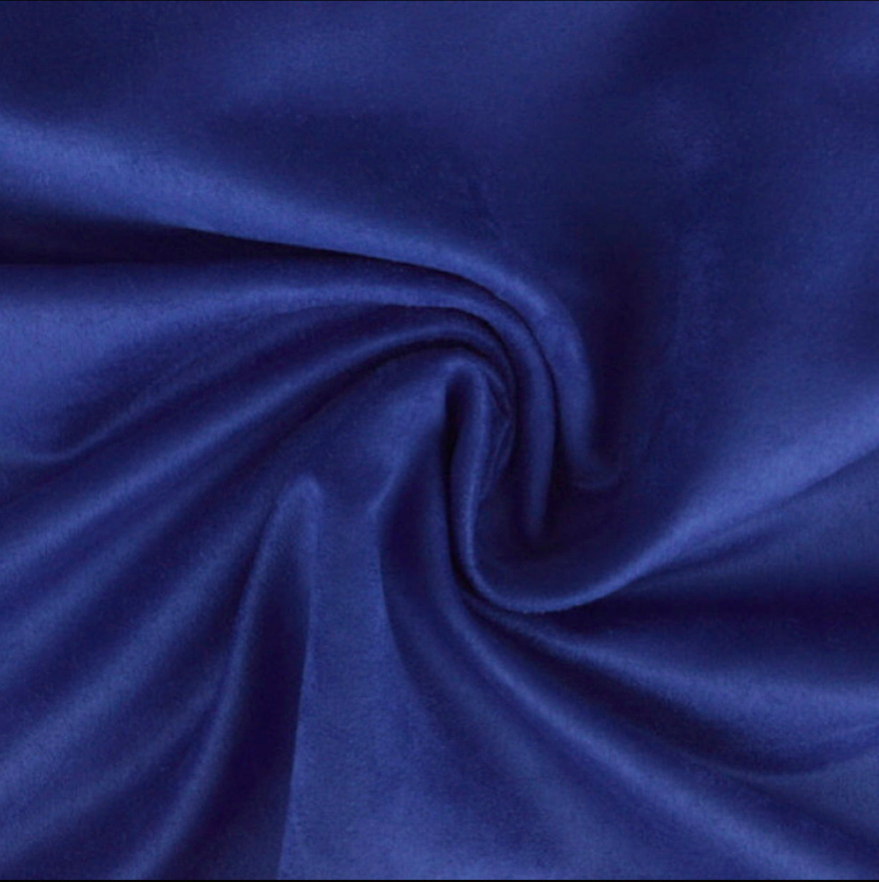 Royal Blue Luxury Suede Kisses Fabric