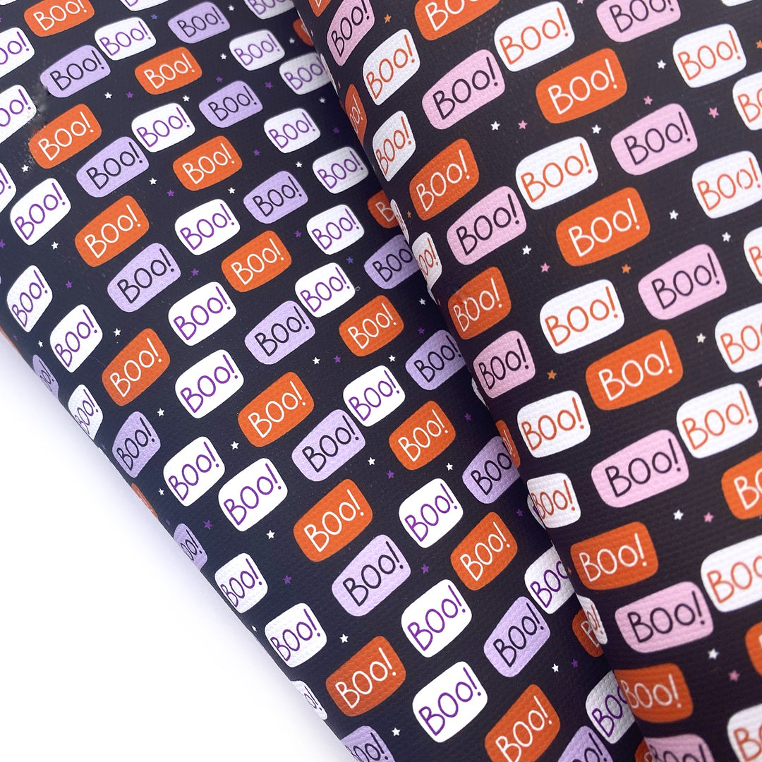 Boo! Lux Premium Canvas Bow Fabrics