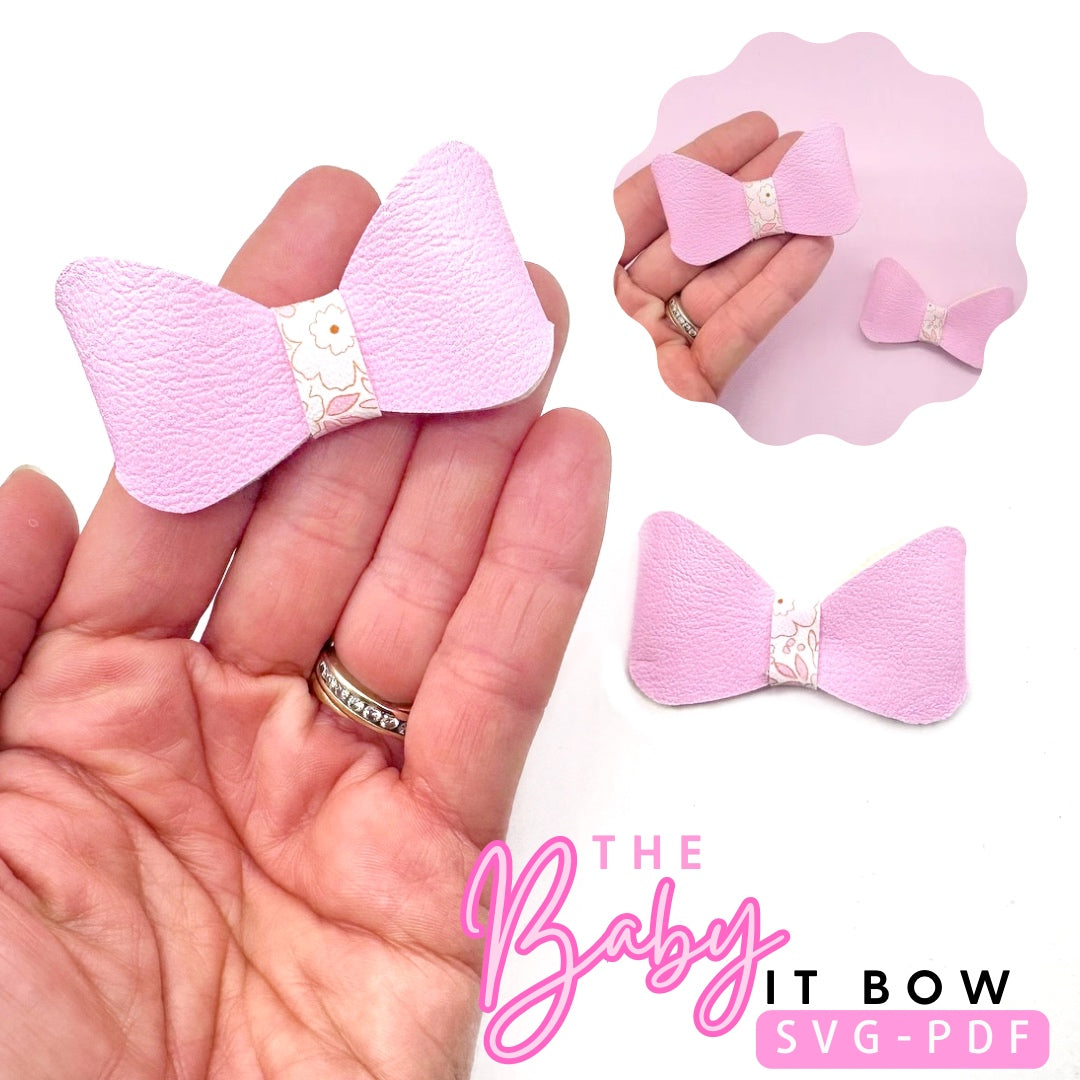 Exclusive Baby It Bow 2'' SVG/PDF