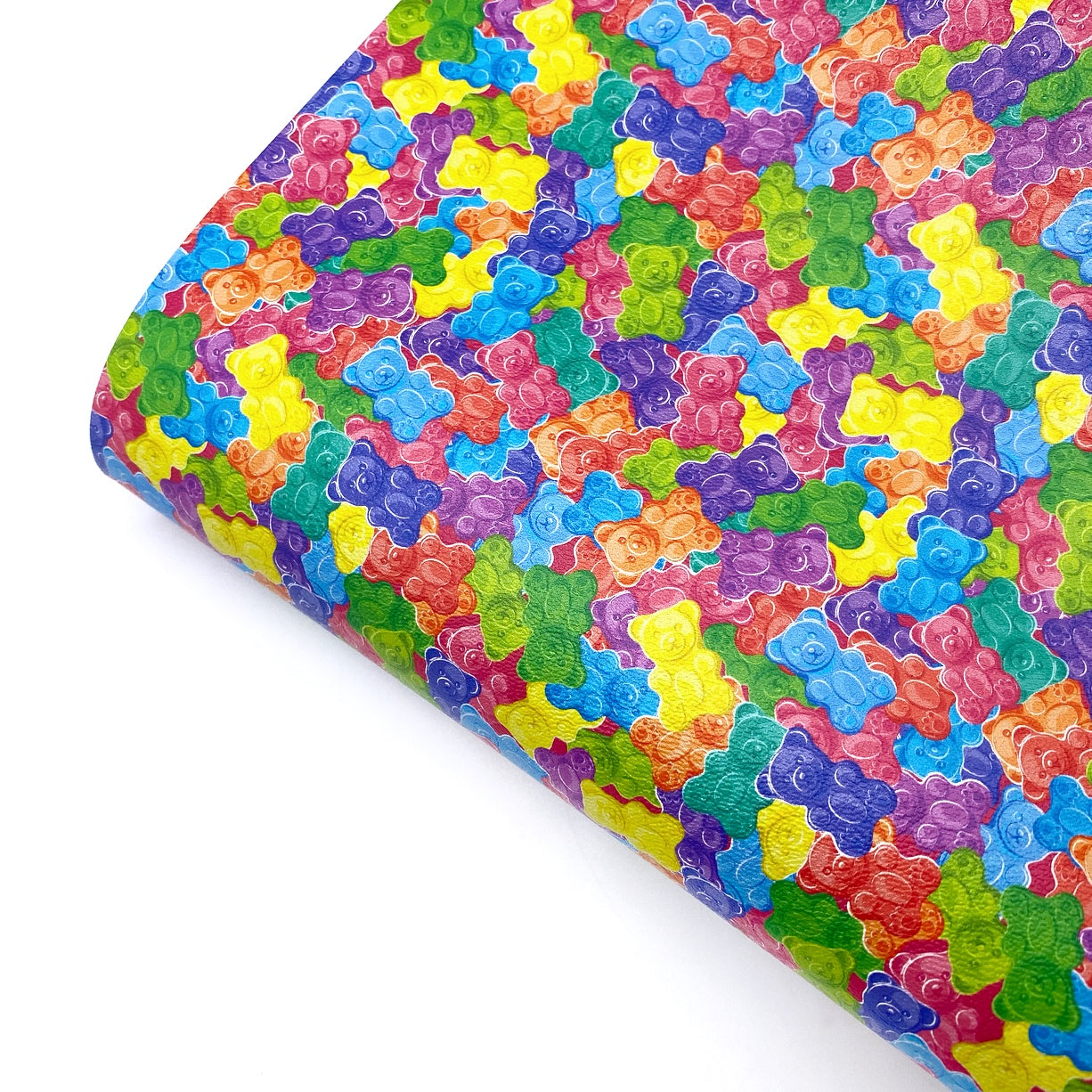 Jelly Babies Premium Faux Leather Fabric Sheets