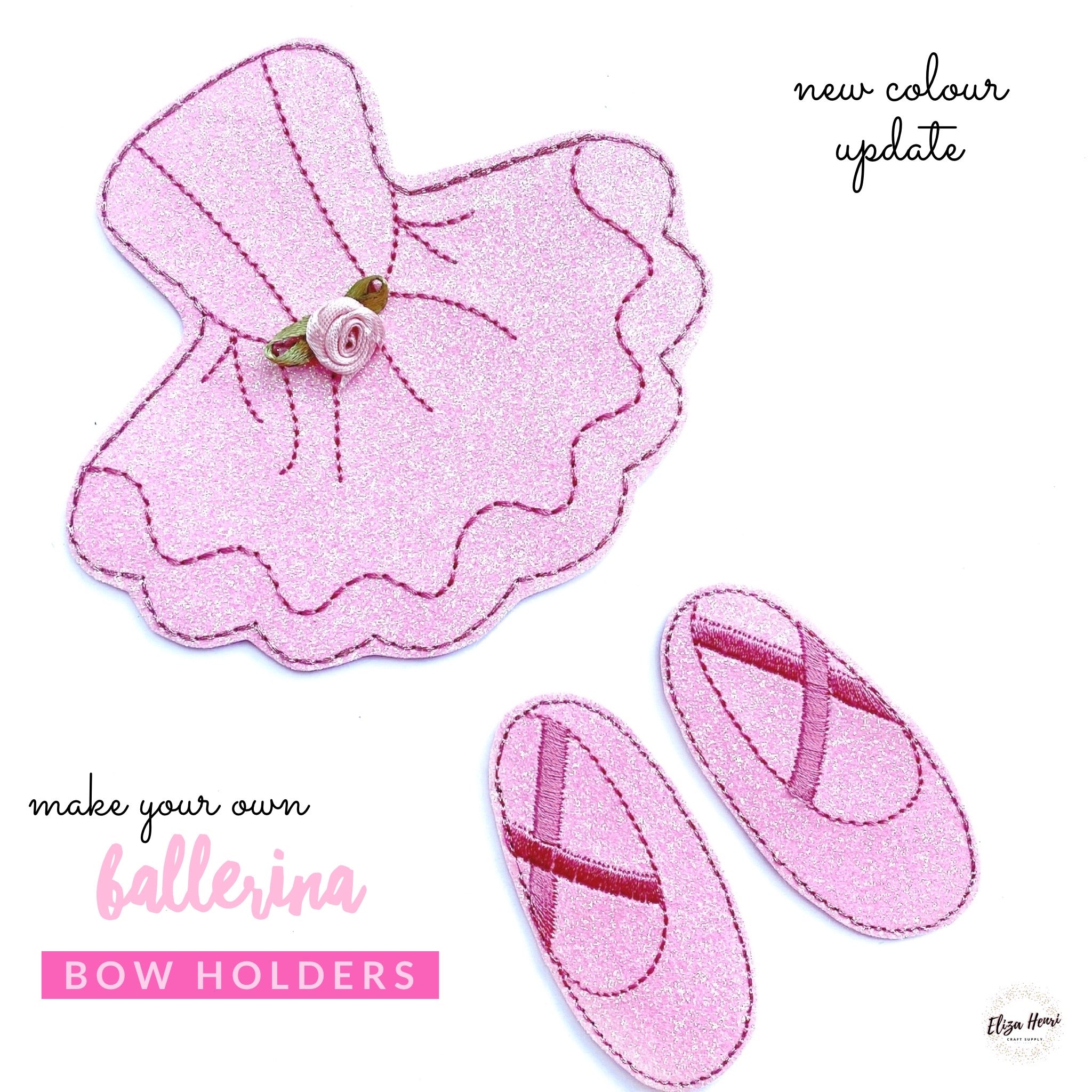 Make your own Bow Holder- DIY Little Ballerina Bow Holder Felties