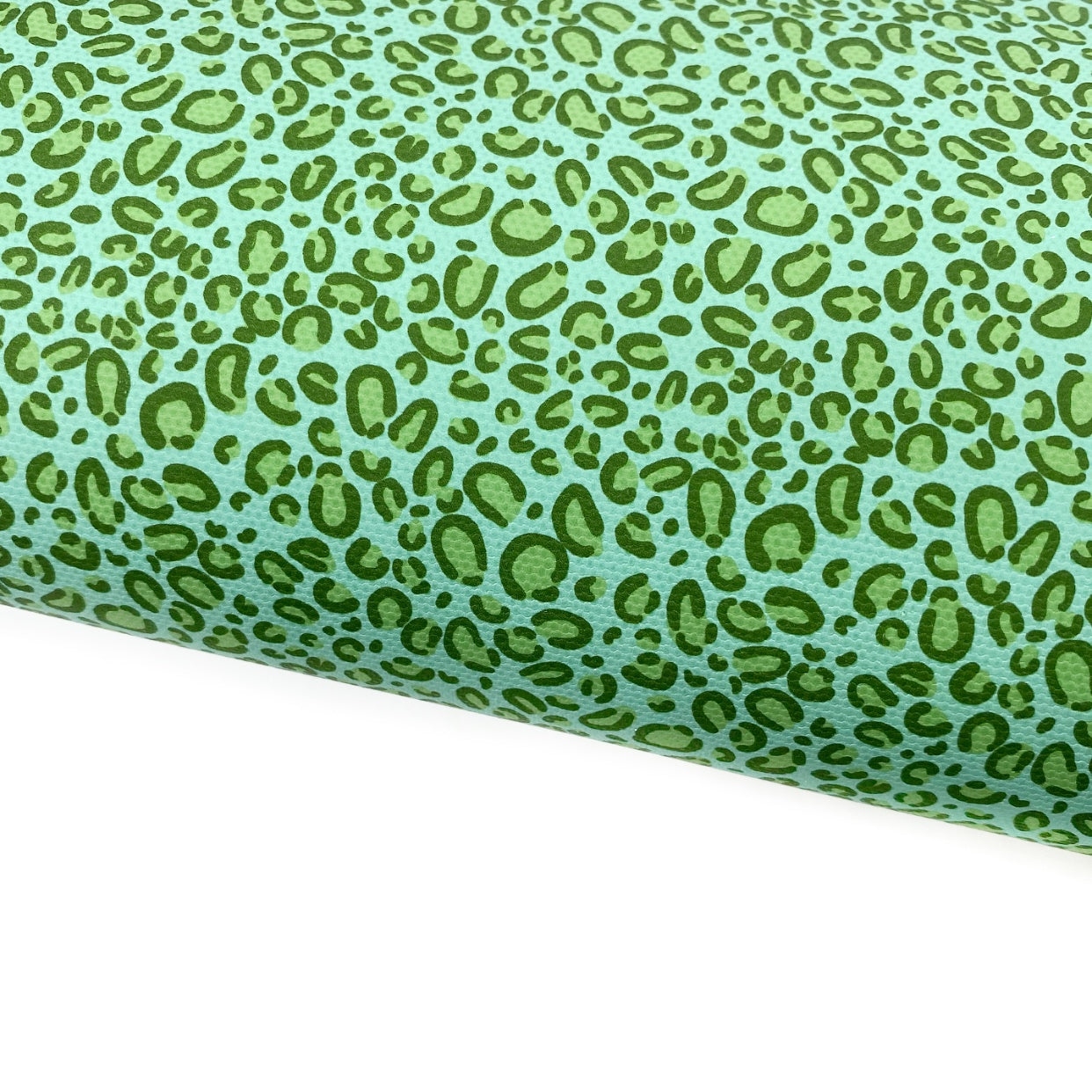 Green Leopard Lux Premium Printed Bow Fabrics