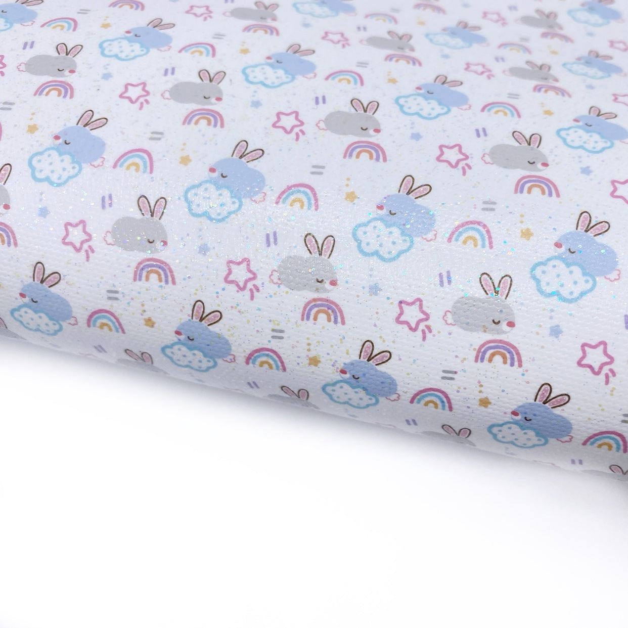 Cute little Bunny Friends Lux Premium Printed Bow Fabrics