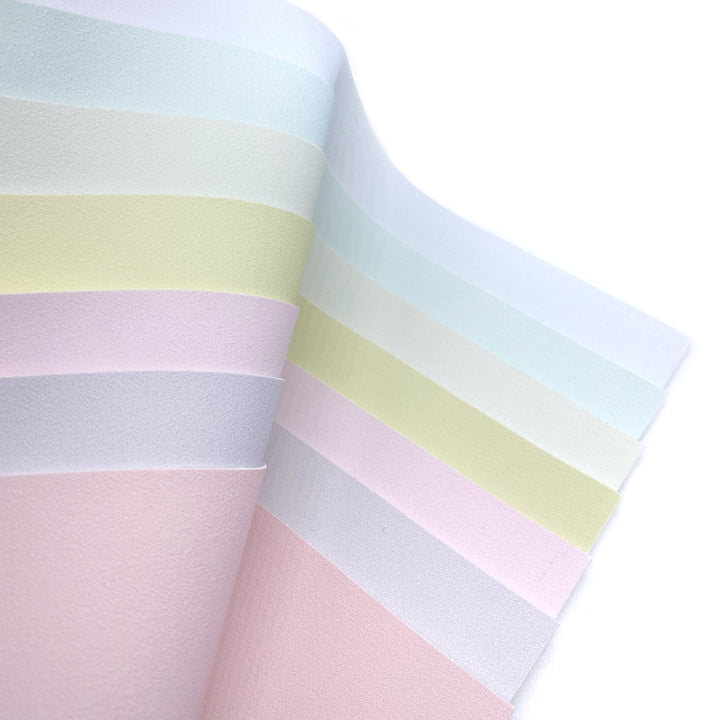 Pastel Faux Suede Fabric Sheets