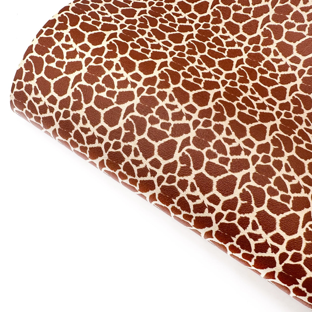 Little Giraffe Print Premium Faux Leather Fabric Sheets