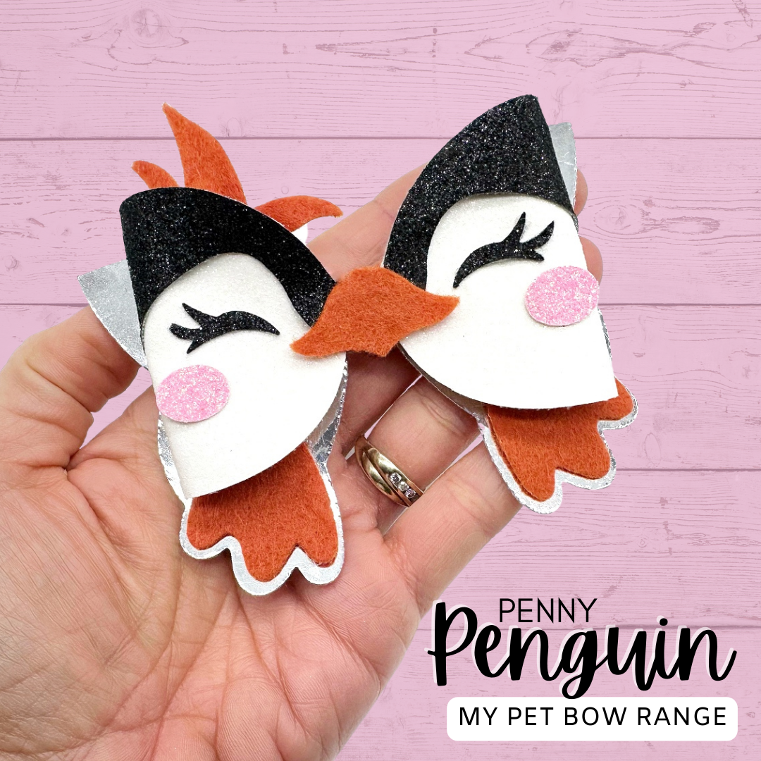 My Pet ‘Penny Penguin’ Bow Die Cutter- PRE ORDER