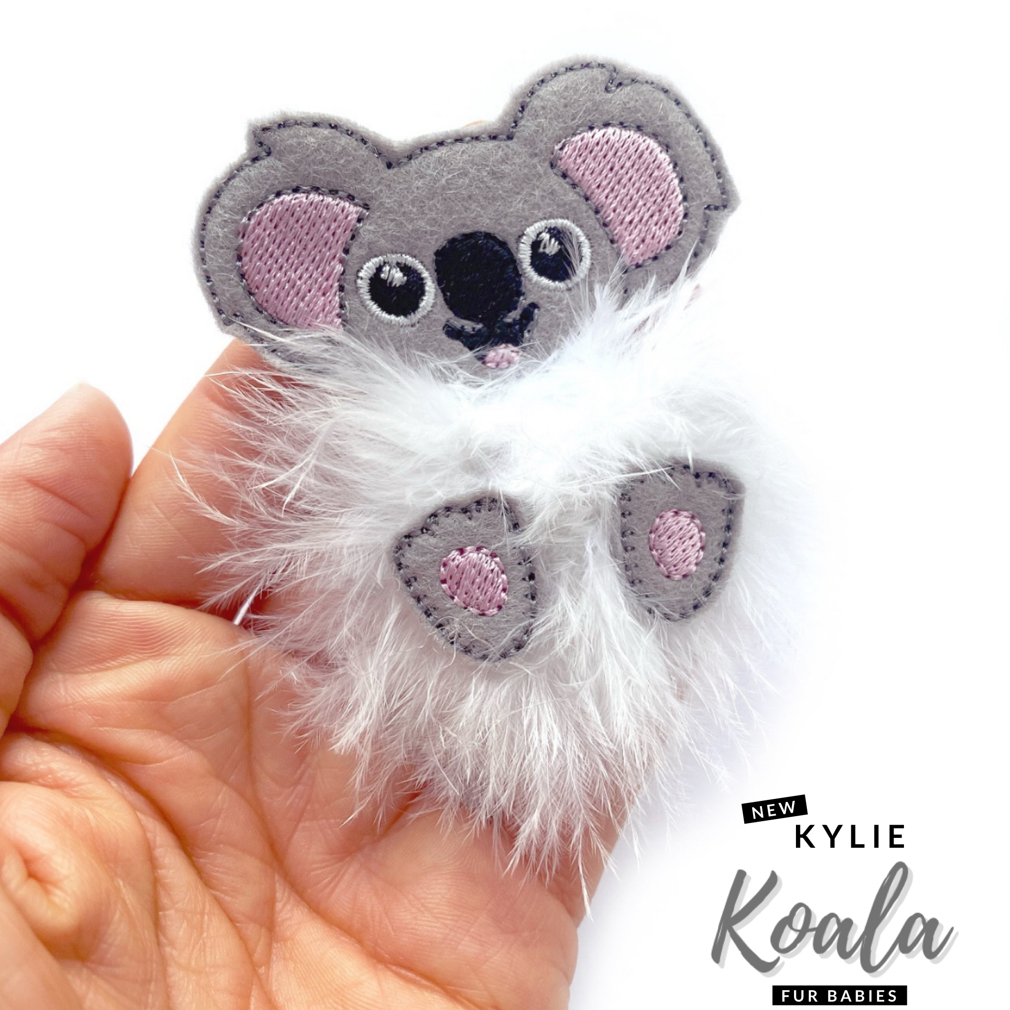 Kylie Koala - Fluffy Fur Baby Felties