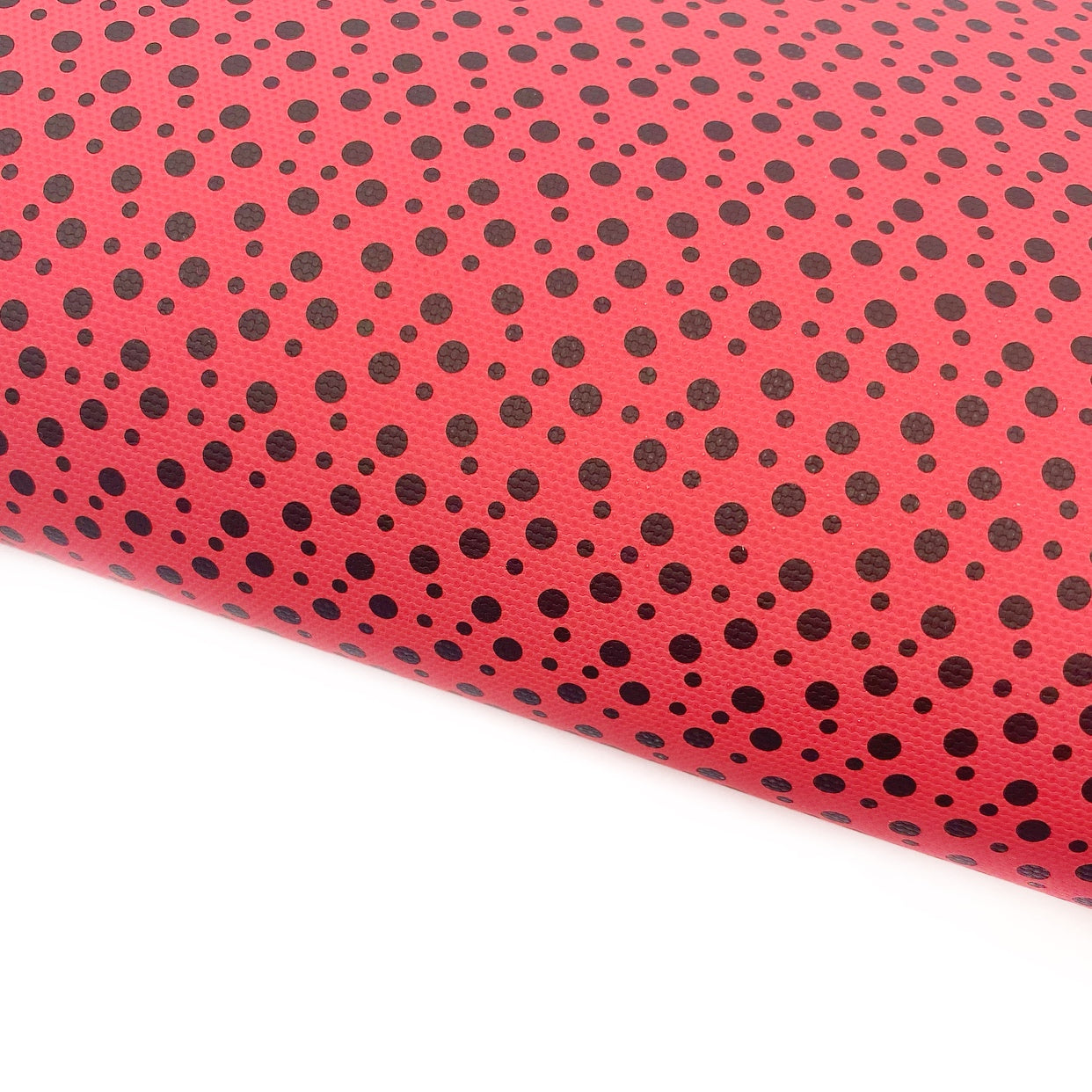 Spotty Ladybug Lux Premium Printed Bow Fabrics