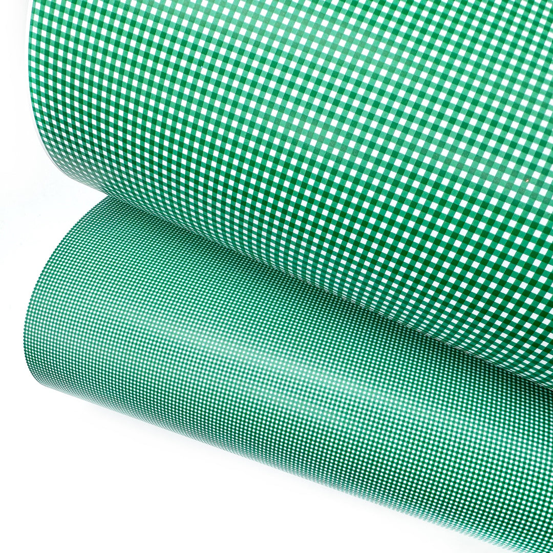 Green Gingham EH Printed Patterned Craft HTV Plain Vinyl