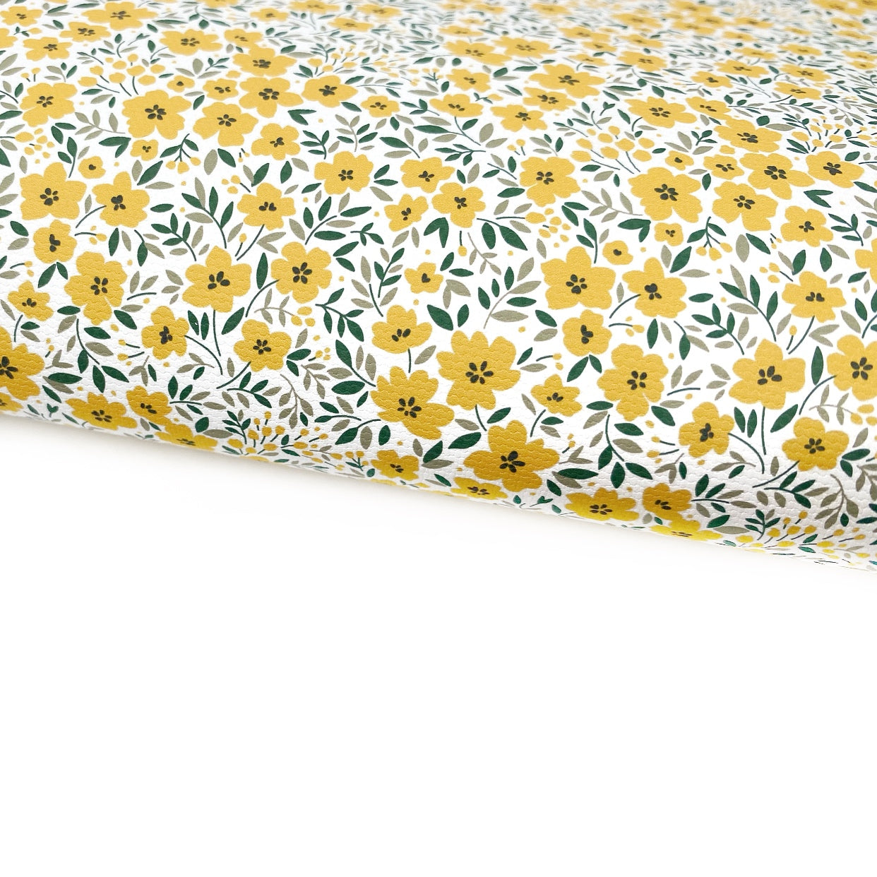 Honey Meadow Floral Lux Premium Printed Bow Fabric