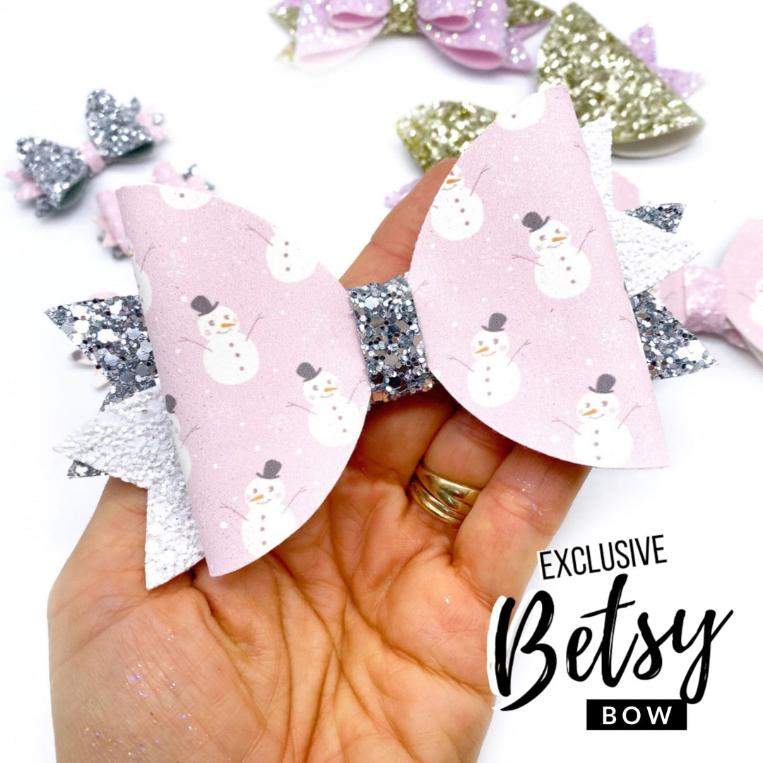 The Betsy Bow Hair Bow- Template for hand-cutting