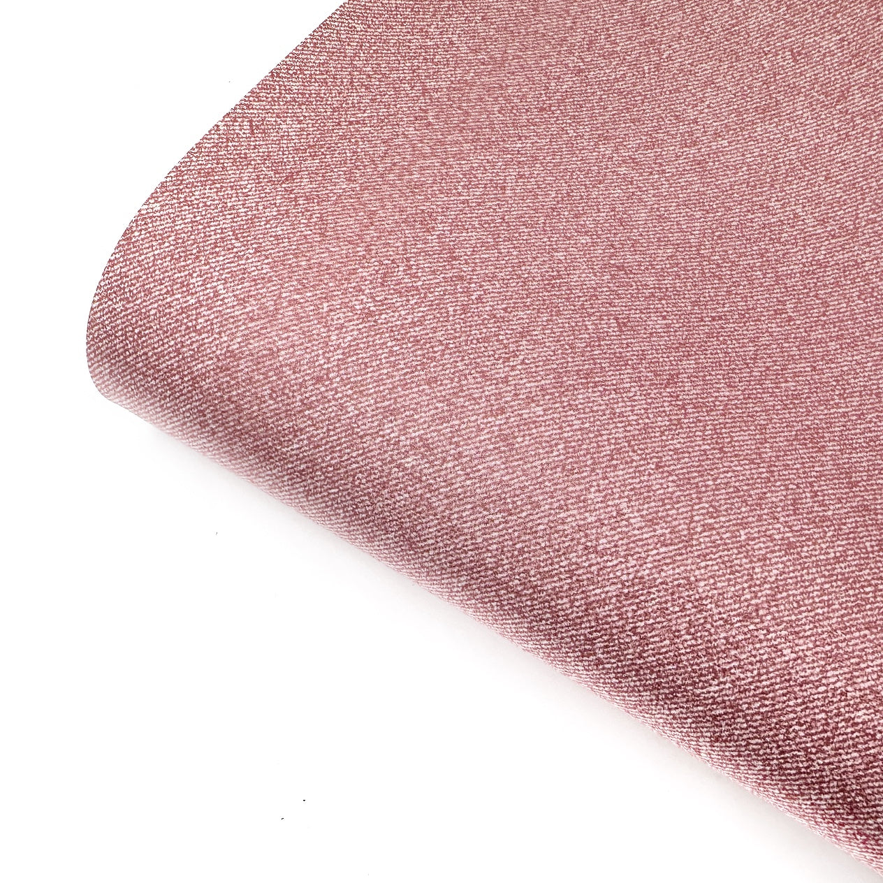 Pretty Pink Denim Premium Faux Leather Fabric Sheets