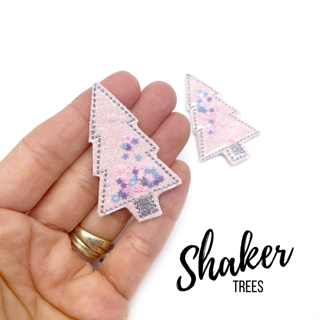 Exclusive Shaker Trees Sequin Felties