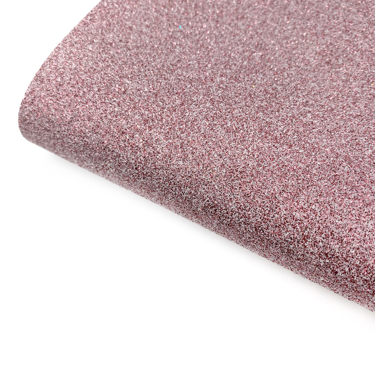 Darling Rosey Pink Lux Premium Fine Glitter Fabric