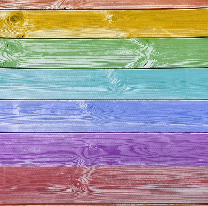 Crayon Rainbow Wood Canvas Photography Background