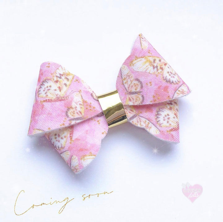 The Flutter Fancy Hair Bow- 3 Sizes on 1 die cutter/ Template-  DIES PRE ORDER