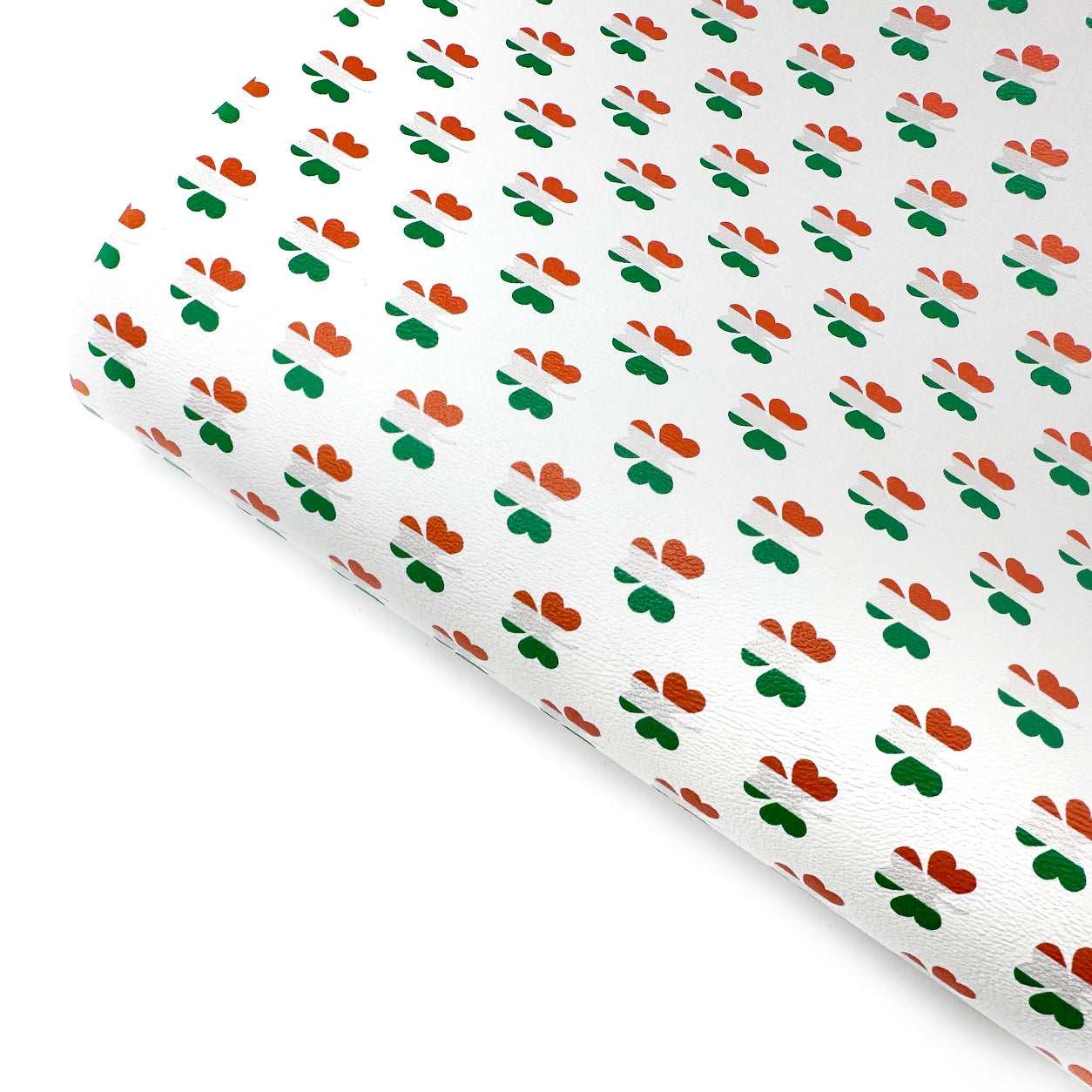 The Irish Clover Faux Leather Fabric Sheets