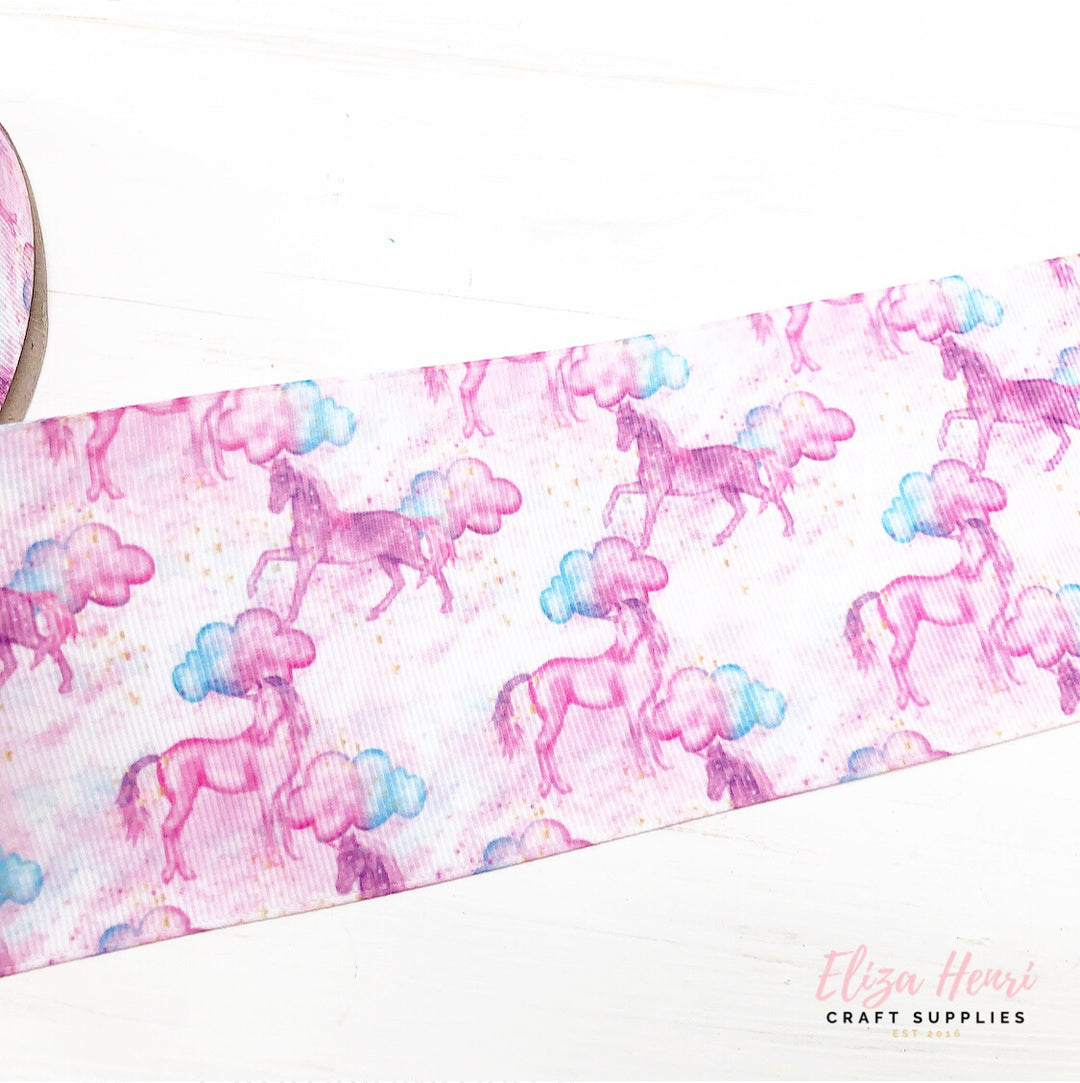 Unicorn Purple Daze Grosgrain Ribbon 2'' or 3''