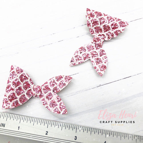 Mila & Lila the Mermaid -Official Bow Die cutter- 2 Styles on 1- NEW SIZE 2.5''- PRE ORDER