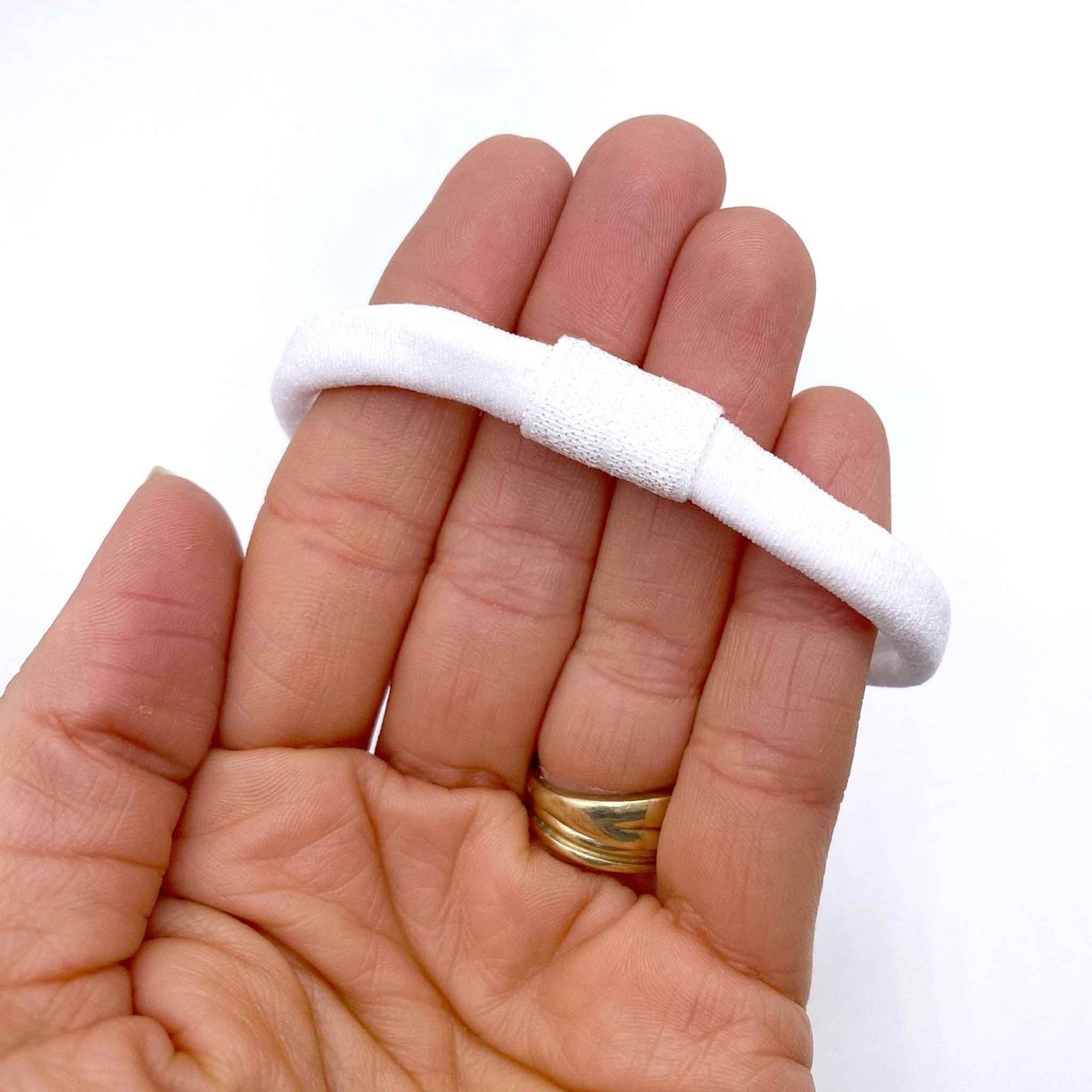 Cotton Whites Nylon Interchangeable Headbands