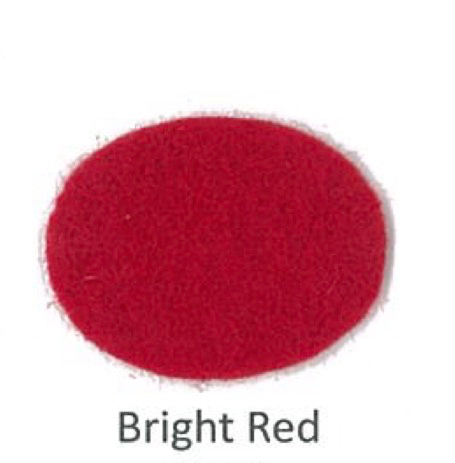 Bright Red Merino Wool Blend Felt - Eliza Henri Craft Supply
