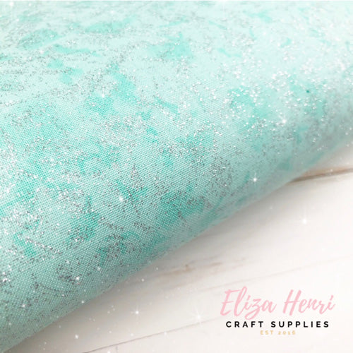 Fairy Frost Cotton Fabric- SEAFOAM