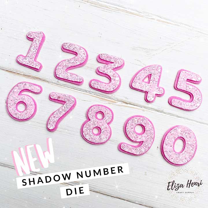 EHC Shadow Number Templates/DIES- PRE ORDER DIES