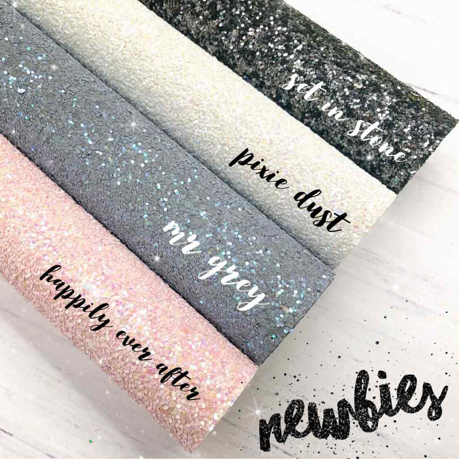 pale glitter fabric